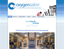 Tablet Screenshot of oxygensalonboca.com